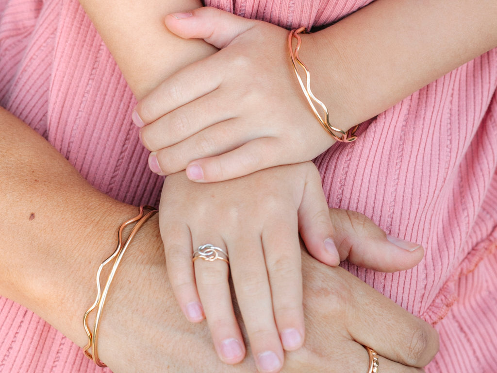 Made to Match | Wavy Bangle Set - Laurel Elaine Jewelry