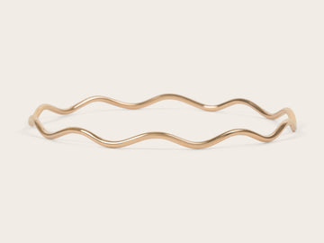 PREORDER | Wavy Bangles - Laurel Elaine Jewelry